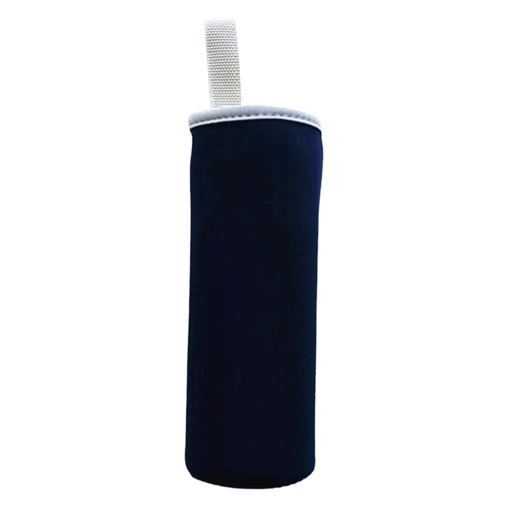 Neoprene Outdoor Garrafa De Água Cordão Isolador Manga Saco 500ml