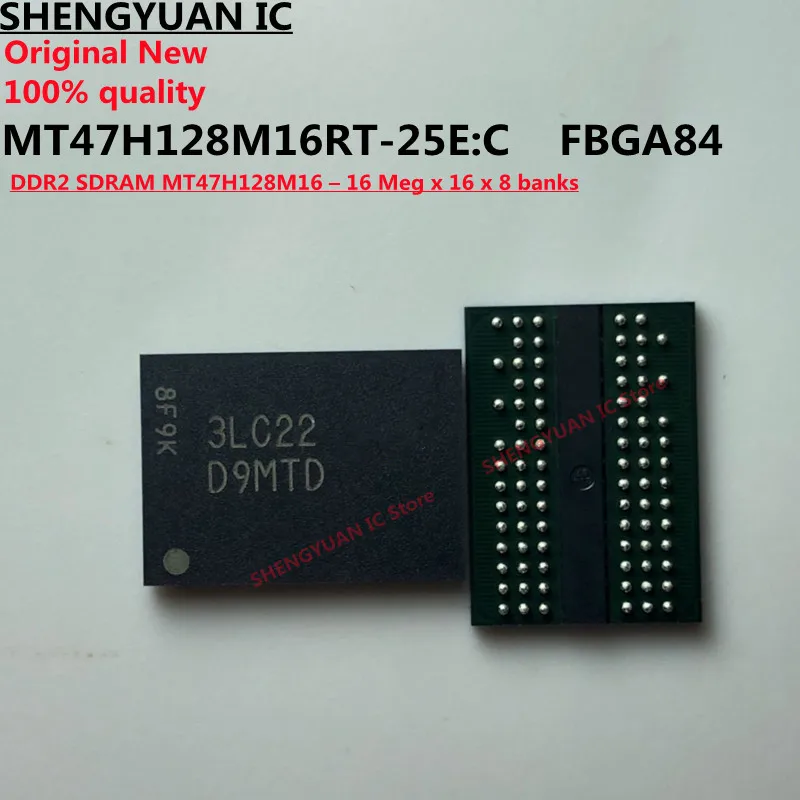 

5pcs/lot MT47H128M16RT-25E:C D9MTD FBGA84 MT47H128M16RT-25E MT47H128M16RT DDR2 SDRAM MT47H128M16 – 16 Meg x 16 x 8 banks 100%new