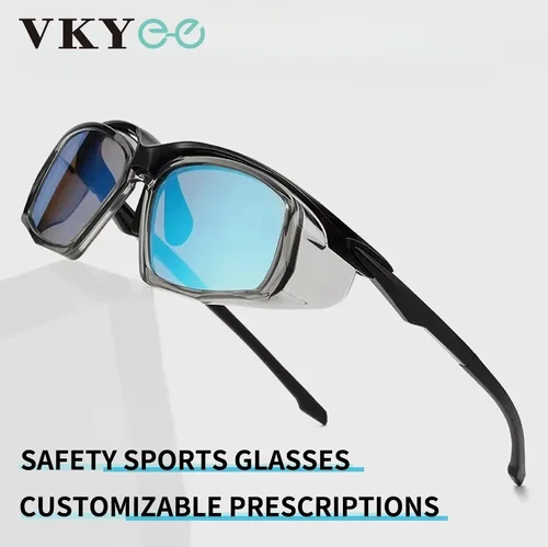VICKY gafas de sol deportivas para correr para hombre, gafas de sol polarizadas TR90 para montañismo, viento y arena, gafas de seguridad graduadas personalizables