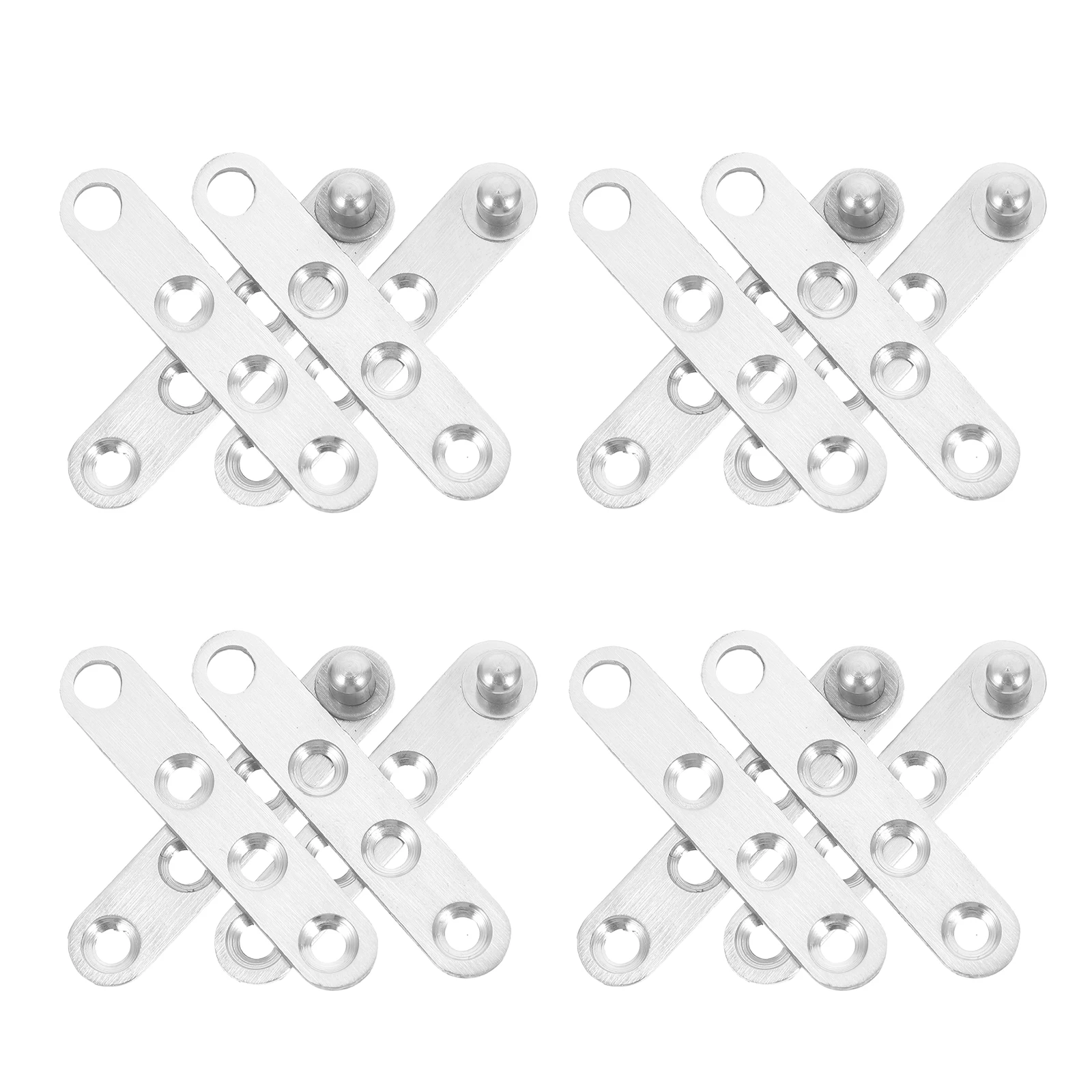 

10pcs Stainless Steel Rotatable Hidden Hinges 360 Degree Pivot Hinge For Door Cabinet niture Metal Hinges Hardware