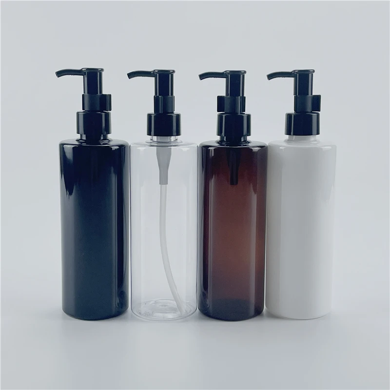 BEAUTY MISSION 300ML X 20 Empty Makeup Remover Container Cleansing Oil Pressure Pump Bottle Skin Care Oil Plastic Packing Bottle