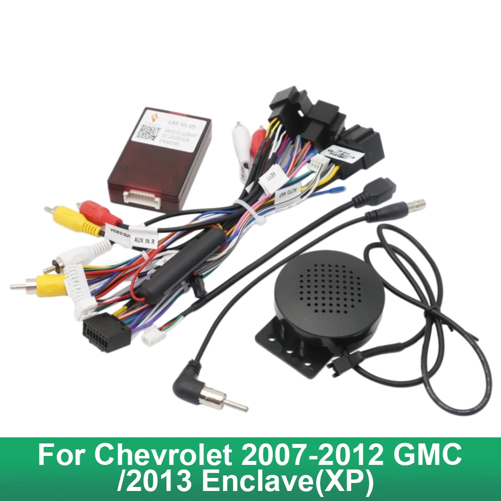 For Chevrolet 2007-2012 For GMC For Buick Enclave 2013 XP Car Radio Wiring Harness Power Cable