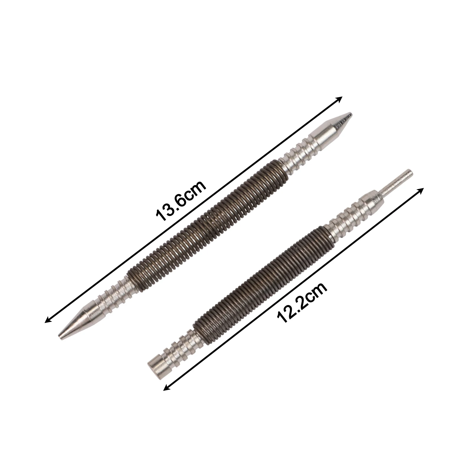 2 Pcs Dual-Head Spring Nail Set Tool 3500 PSI Hinge Pin Nail Remover For Easy Use Punch Door Hinge Pin Remover Tool