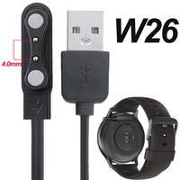 USB Magnetic Charging Dock Adapter Charger Cable For Haylou Solar LS05/YAMAY SW022/keep B3/RT2 LS10/Lenovo S2/S2 Pro Smart Watch