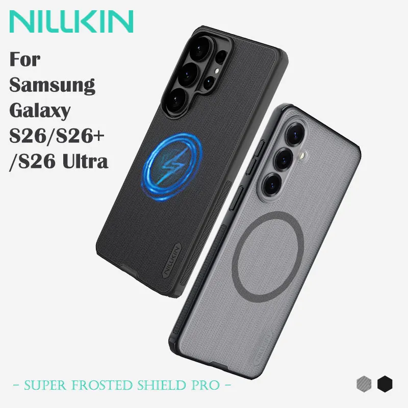 Para Samsung Galaxy S26/S26+/S26 Ultra Funda con revestimiento UV mate, cubierta protectora esmerilada NILLKIN, agarre cómodo, a prueba de polvo