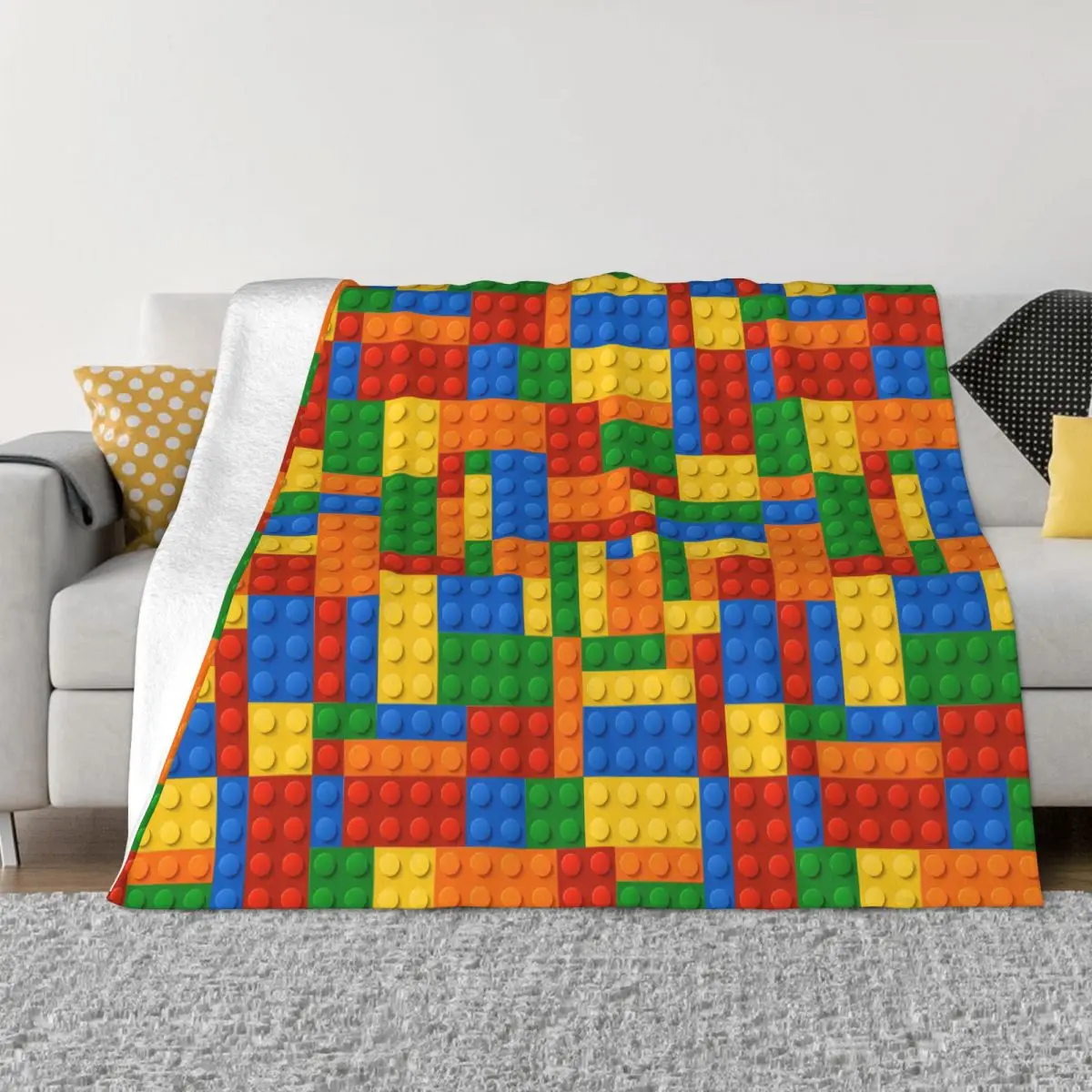 

Puzzle Colorful Blankets Fleece Summer Multi-function Ultra-Soft Throw Blankets for Sofa Outdoor Plush Thin Quilt