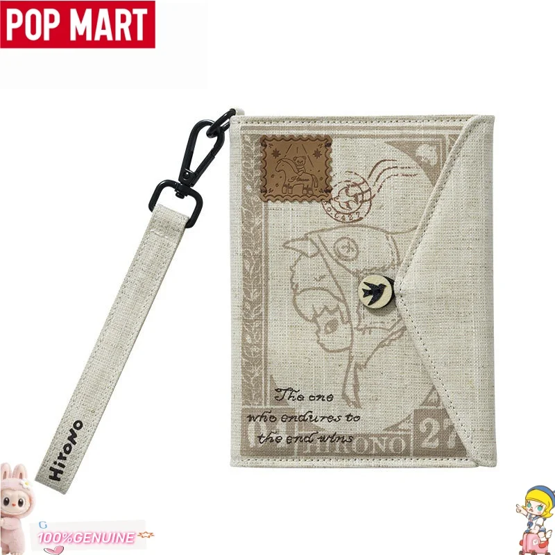 POPMART Hirono Mist-Walker Series Fabric Passport Holder Peripheral Gifts Kawaii Plush Pendant Blind Box Toys Gift For Fans - view 6