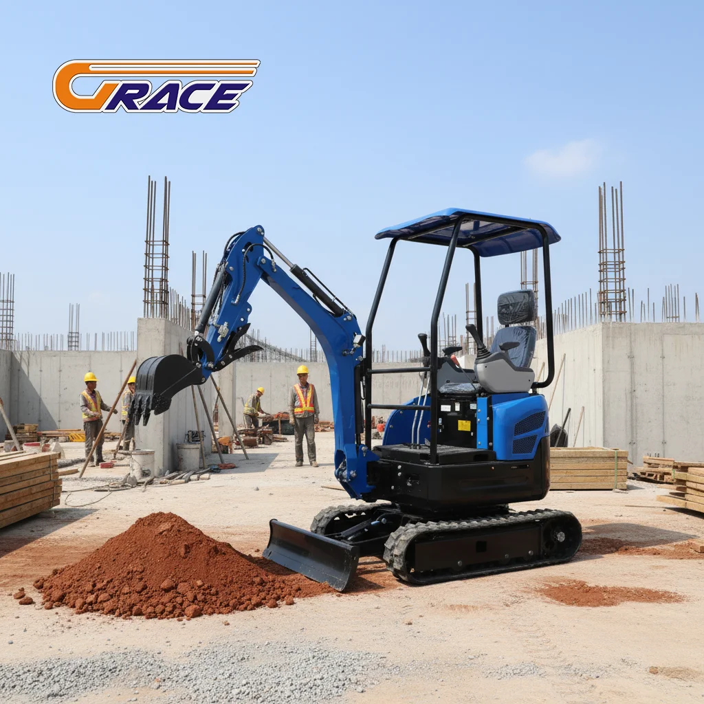 

Hot Sale 1 Ton Mini Excavator Kubota Engine EPA Euro 5 Crawler Digger for Home Garden