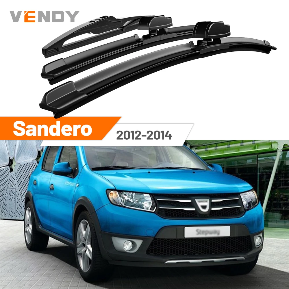 

Для Dacia Sandero 2012-2014 (2013) Комплект передних и задних щеток стеклоочистителя, аксессуары