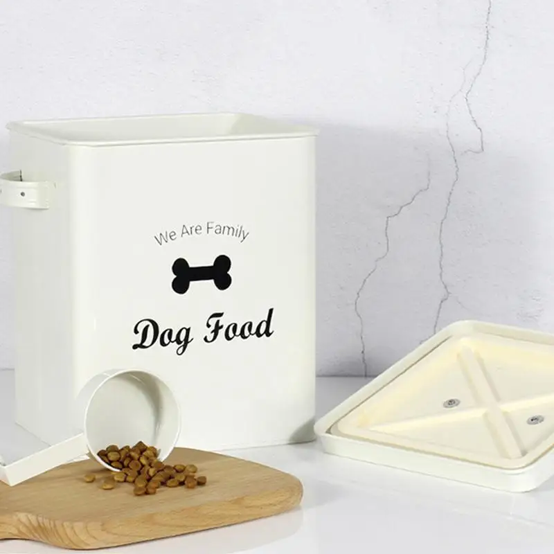 Large Capacity Pet Dog Feeders Sealed Food Storage Bucket Moisture Proof Pet Food Container Food Storage Kitchen Container