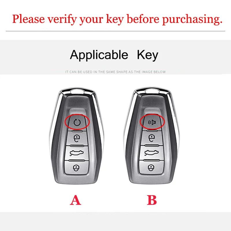 Car Key Cover Case for Geely Coolray X6 geometry c Emgrand Global kulrey Hawk GX7 okavango smart Remote Car Accessories