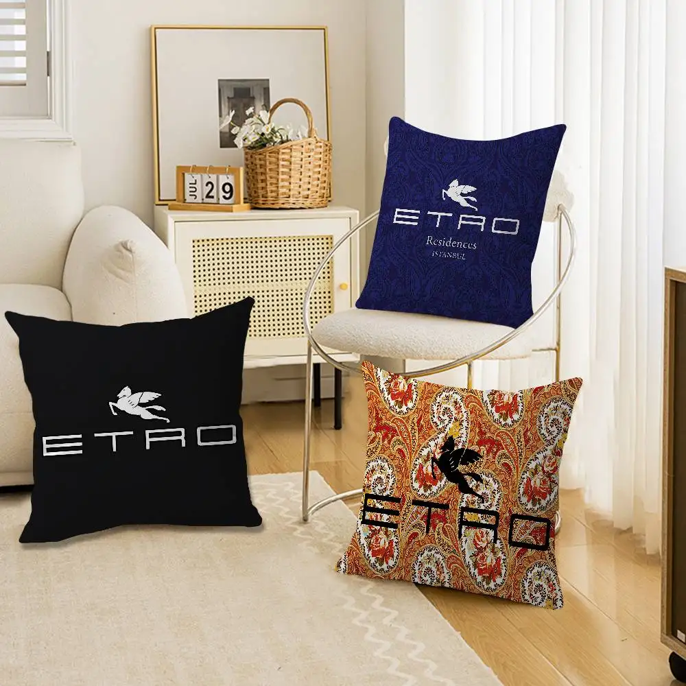 

Бренд E-Etro, модный роскошный чехол для подушки, чехол для автомобильной подушки, чехол для дивана, автомобиля, рождественский подарок, 40x40 см, 45x45 см