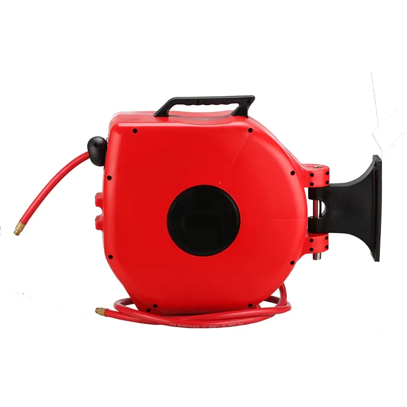 TRANRICH Retractablel Air Hose Reel  50 Ft Hybrid Hose 150PSI with Any Length Lock view 2