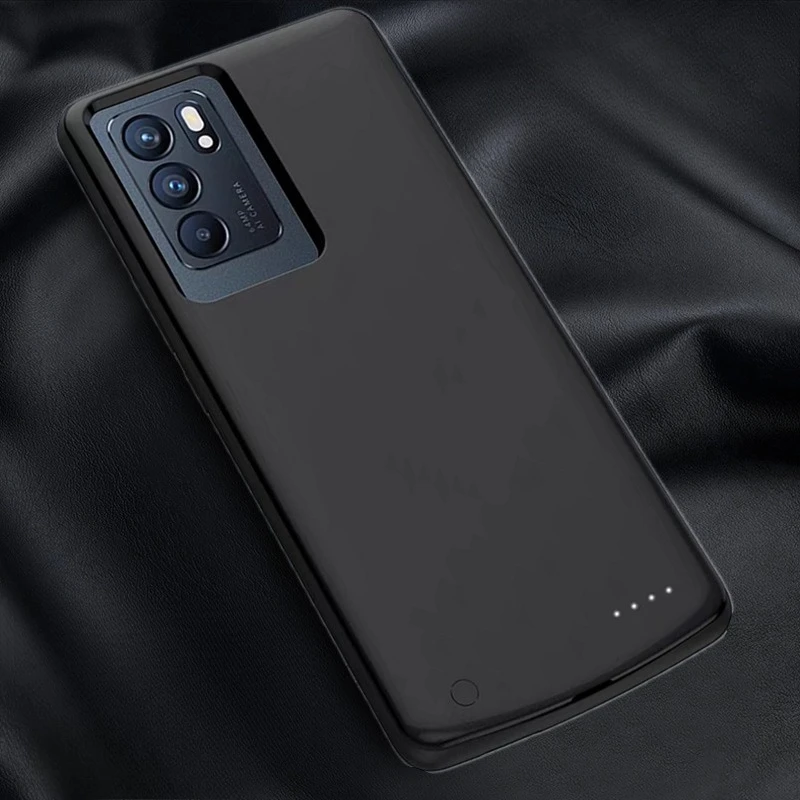 New 10000mAh Portable Powerbank Cover For OPPO Reno 6 Pro Plus Battery Cases Power Bank Cover For OPPO Reno 6 Pro+ Charging Case