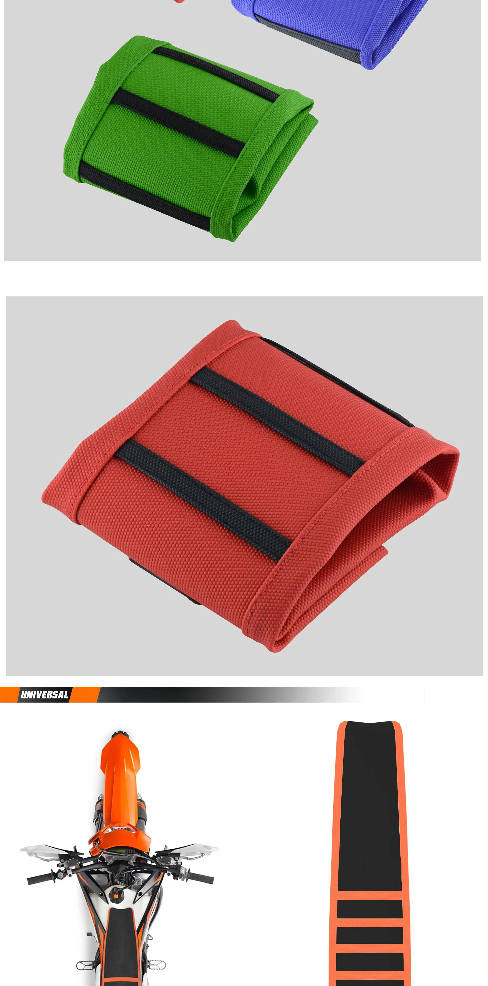 Powerzone Rib Ribbed Gripper Sitzbezug im wasserdichten Set-Schutz, rutschfest, für SXF EXC KXF CRF YZF WR TC TE 02 – Detail 3