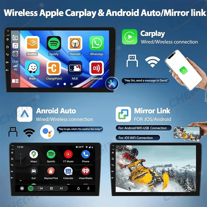 7/9/10 inch Universal Android 13 Car Radio 64G Autoradio android 2 Din car radio GPS BT Central Multimedia Smart car systems