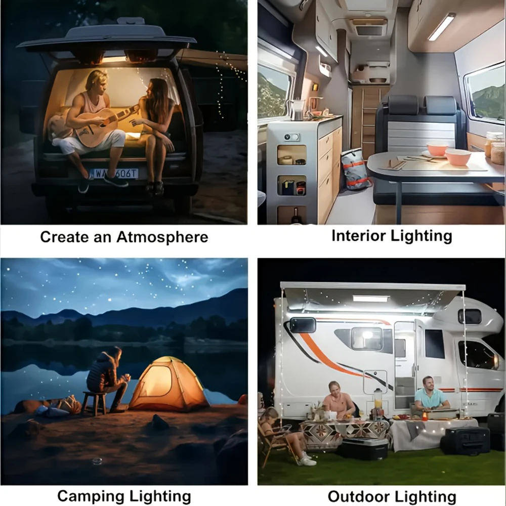 1 pezzo, luce LED ricaricabile tramite USB con sensore di movimento, disponibile in 3 colori, adatta per armadi, cucine, armadi e scarpe