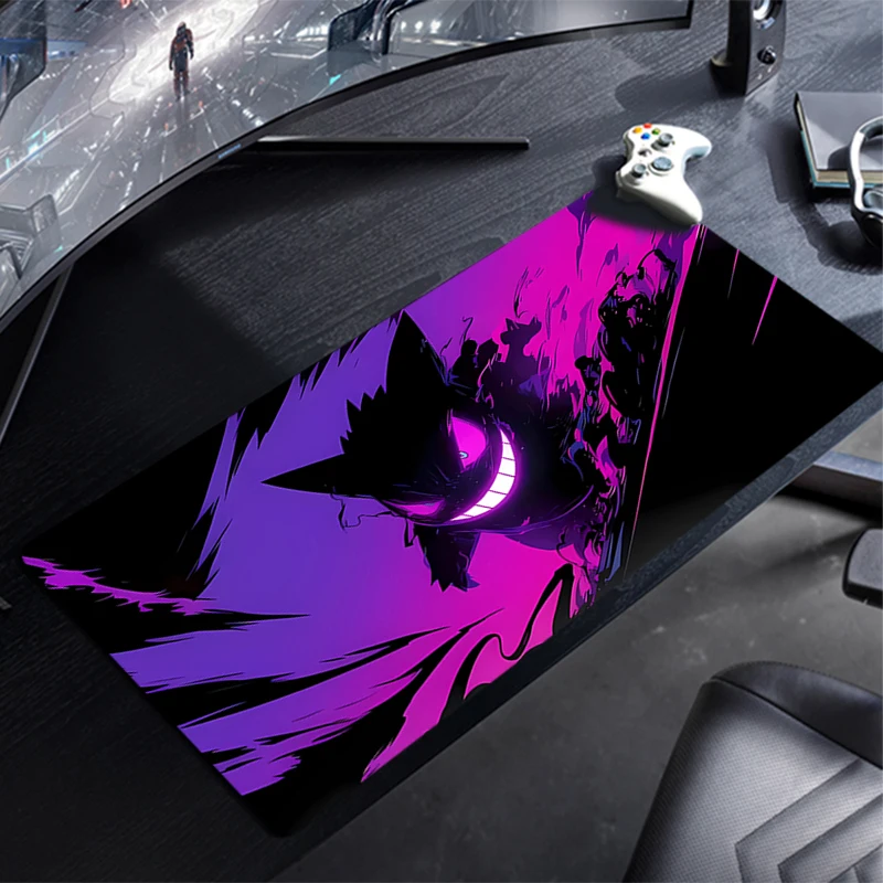 

Mouse Pad G-Gengar Non-Slip Rubber Edge locking mousepads Game play mats notebook computer P-Pokémon Home Decor Kawaii handsome