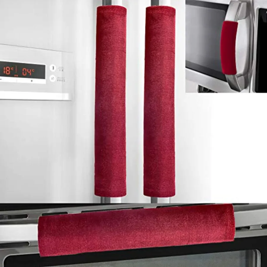 

Refrigerator Door Handle Covers, Keep Your Kitchen Appliance Clean from Smudges, Fingertips, Drips, andFood Stains, Perfect for