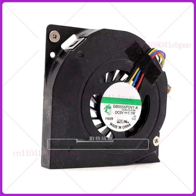 GB0555PDV1-A 5V 1.1W Ventilador de enfriamiento CN60 de gran volumen de aire para portátil de 4 cables