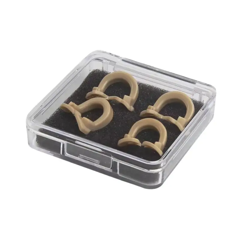 Hochwertige 4 Stück/Box Dental-Damclips, Harzbarriere-Klammern, Gummi-Sektionalmatrixband, Molarenclips, Dental-Gummidam-Clips – Detail 8