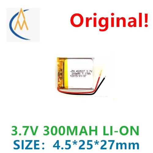 

Купить больше будет дешево 452527-300 мАч литиевая кобальтовая батарея 502530-300 302530 402530 игрушечный аудионавигатор с защитной платой