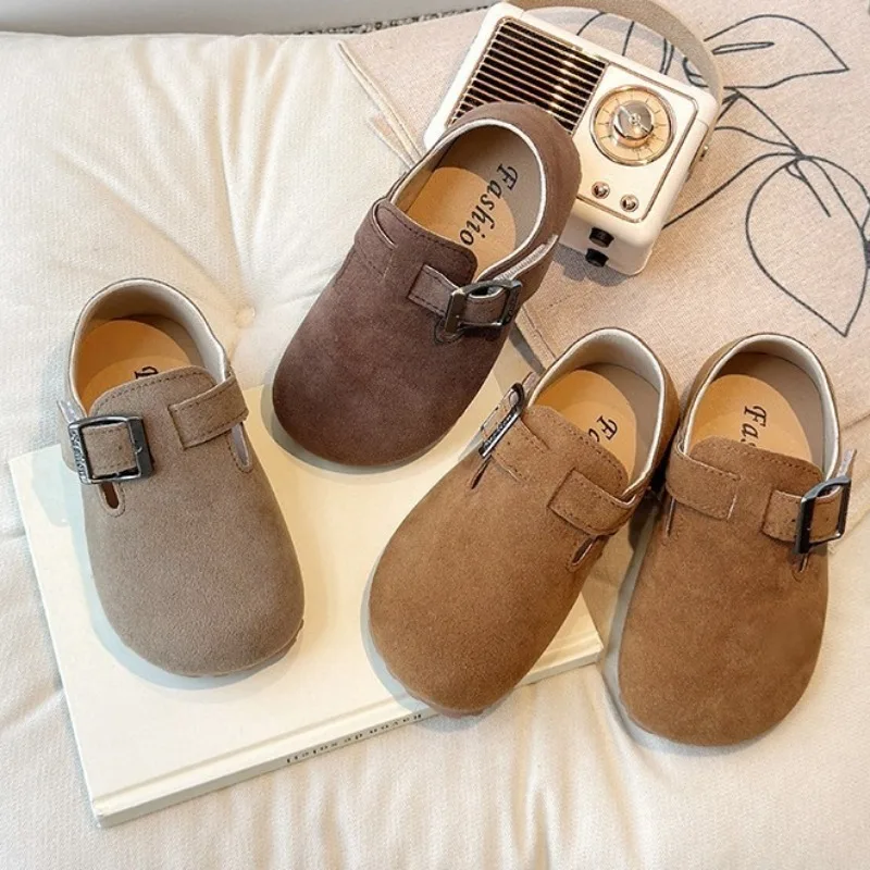 

Child Leather Shoes Autumn New Le Fu Shoe Soft Soled Girl Board Shoe Fashiona Princess Comforta Men Women Versatile School Shoe