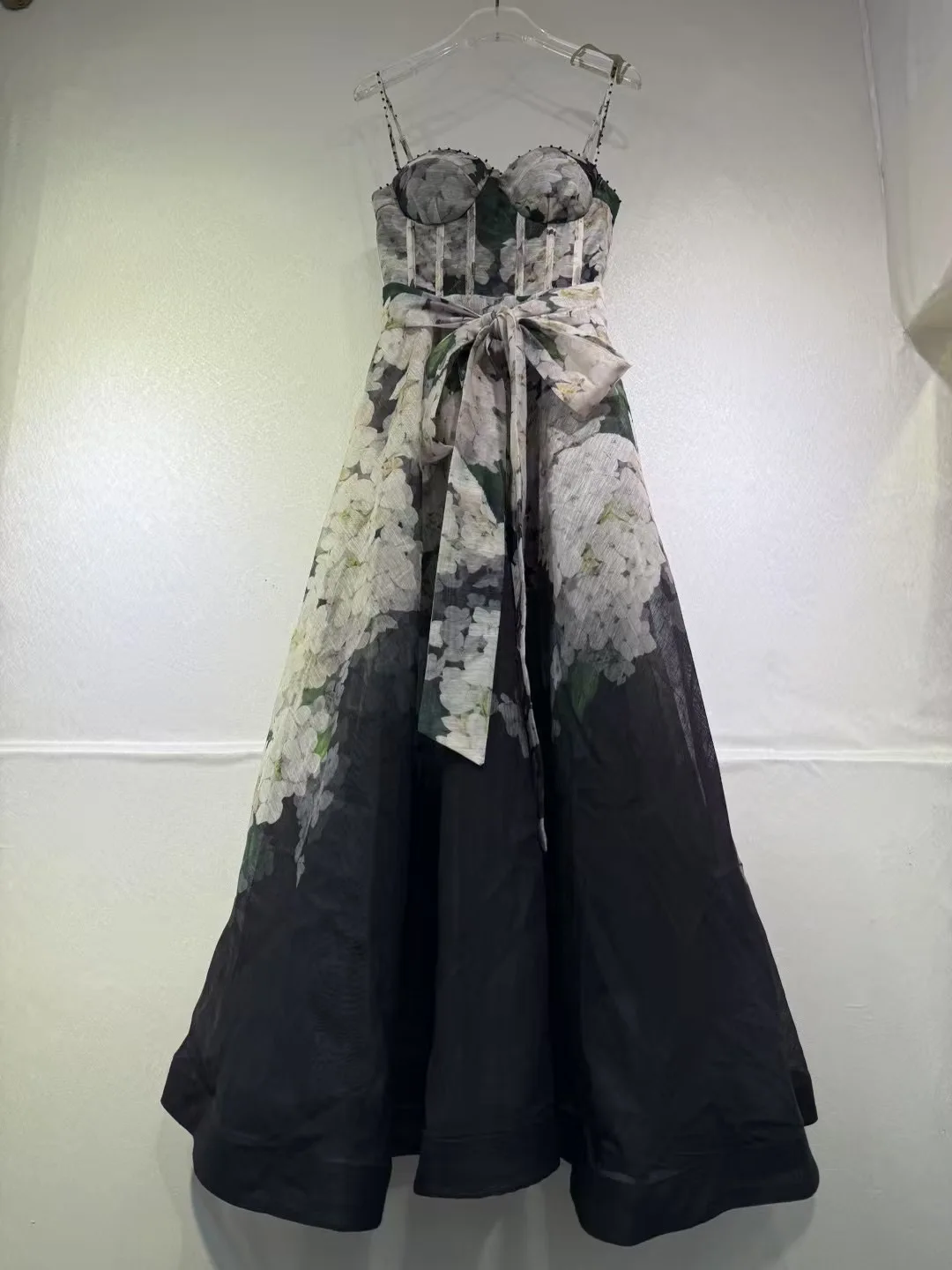 Zimm Hoge Taille Gedrukt Zomer Dr 2025 Ele Vaion Sle Wrap Borst Slim Fit Dames Dr voor Busin Casual