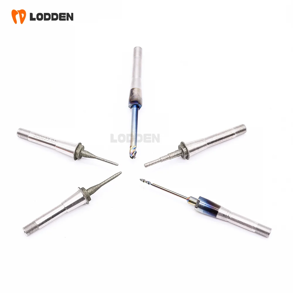 10 Uds fresas dentales para Sirona MCX5/MCXL CAD CAM cilindro fresa Finisher10 Shaper25 fresas para dentadura materiales Lodden