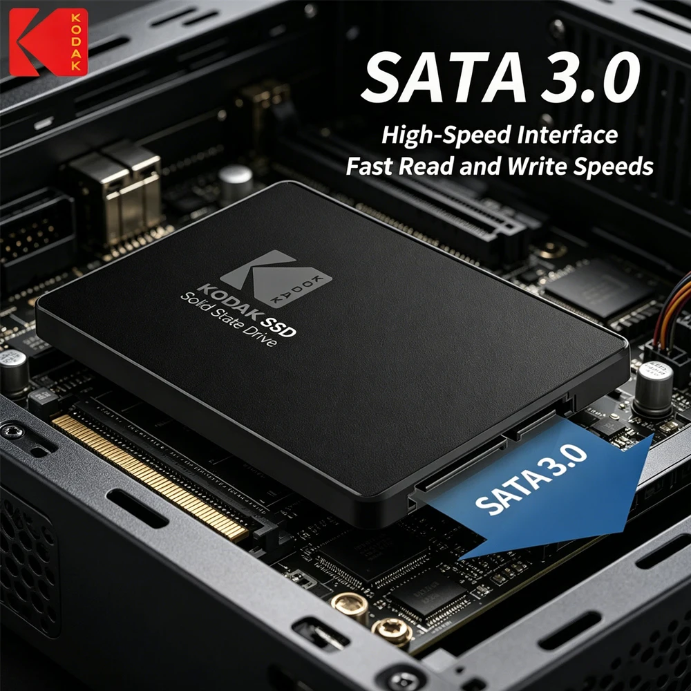 

Внутренний твердотельный накопитель Kodak X120 2.5" SATA III SSD 128GB 256GB 512GB 1TB для ноутбуков и ПК