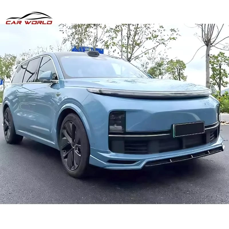 Front Bumper Lip for for LEADING IDEAL L9 2022-2024 Car Body Kits 2 Sections Style Side Skirts Rear Diffuser Lip Exterior Parts