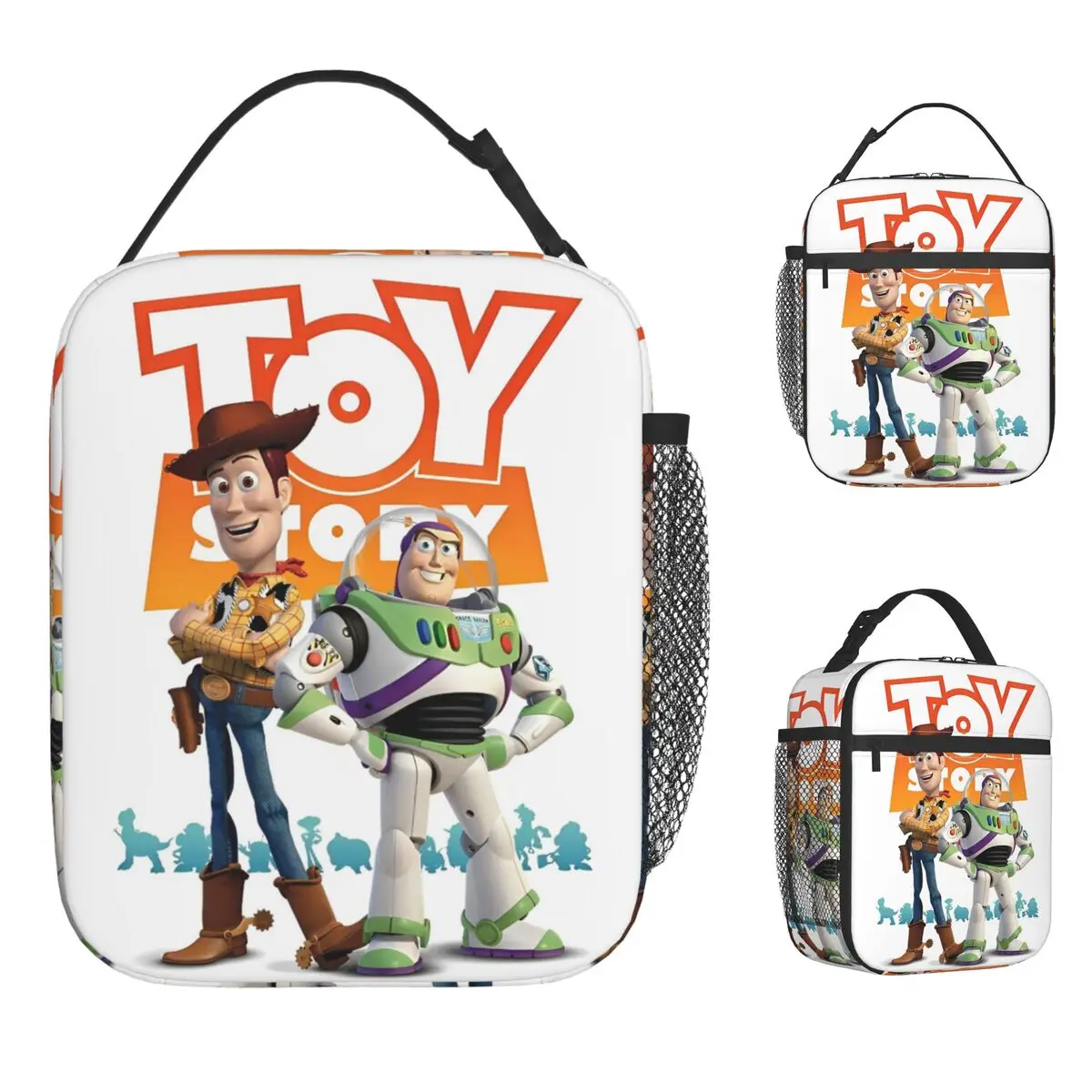 

Trends International TS 4 - Woody And Buzz Insulated Lunch Bags Cooler Bag Lunch Container Portable Tote Lunch Box Beach Picnic
