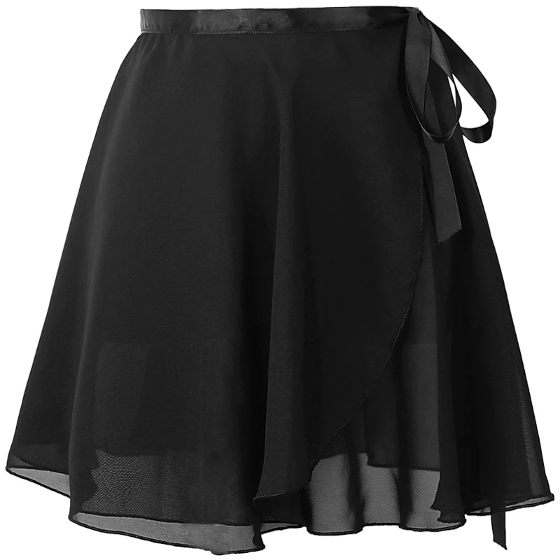 Ballet Dance Girls Training Tutu Dancing Adult Ballet Skirts Chiffon Wrap Gymnastics Women Skirt Faldas