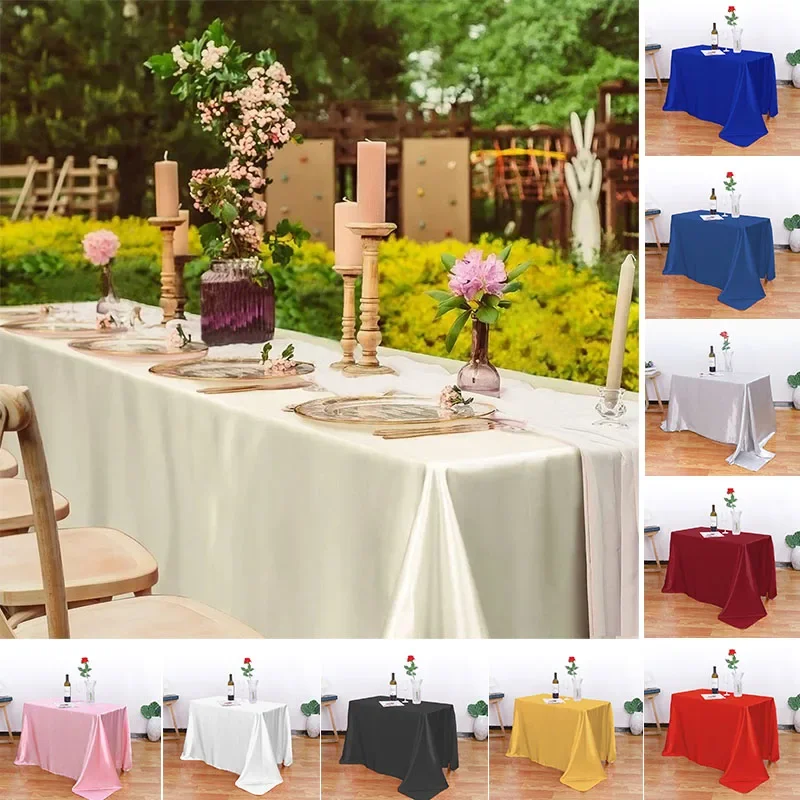 

Soft and Elastic Rectangle Tablecloth with Solid Color Wedding Restaurant Home Desktop Decoration Tablecloth Tarot Table Cloth