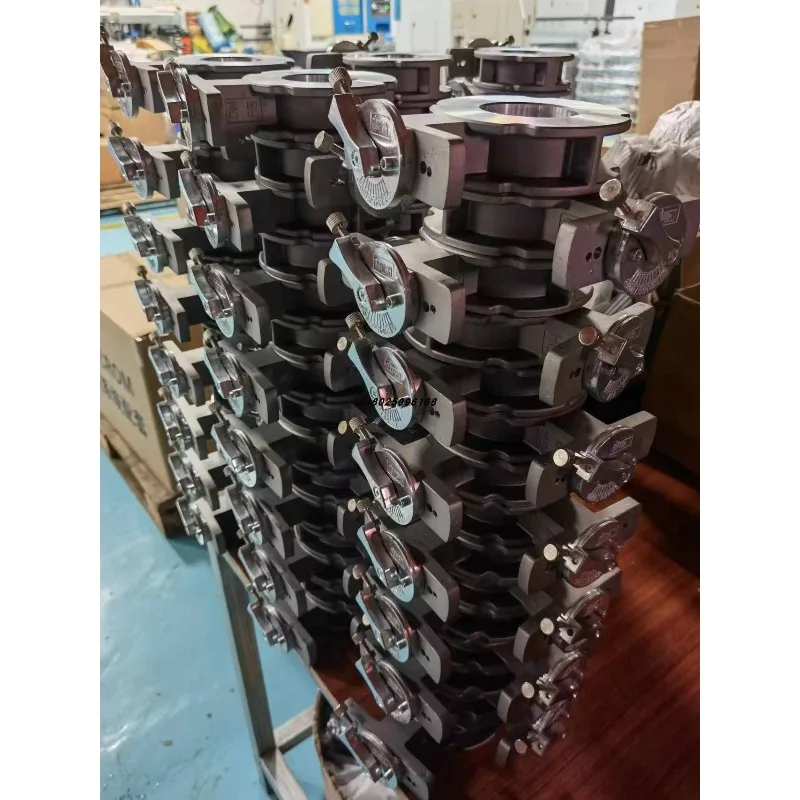 Kiln manual butterfly valve DN40 DN50 DN65 DN80 automatic graduated aluminum alloy butterfly valve.1PCS