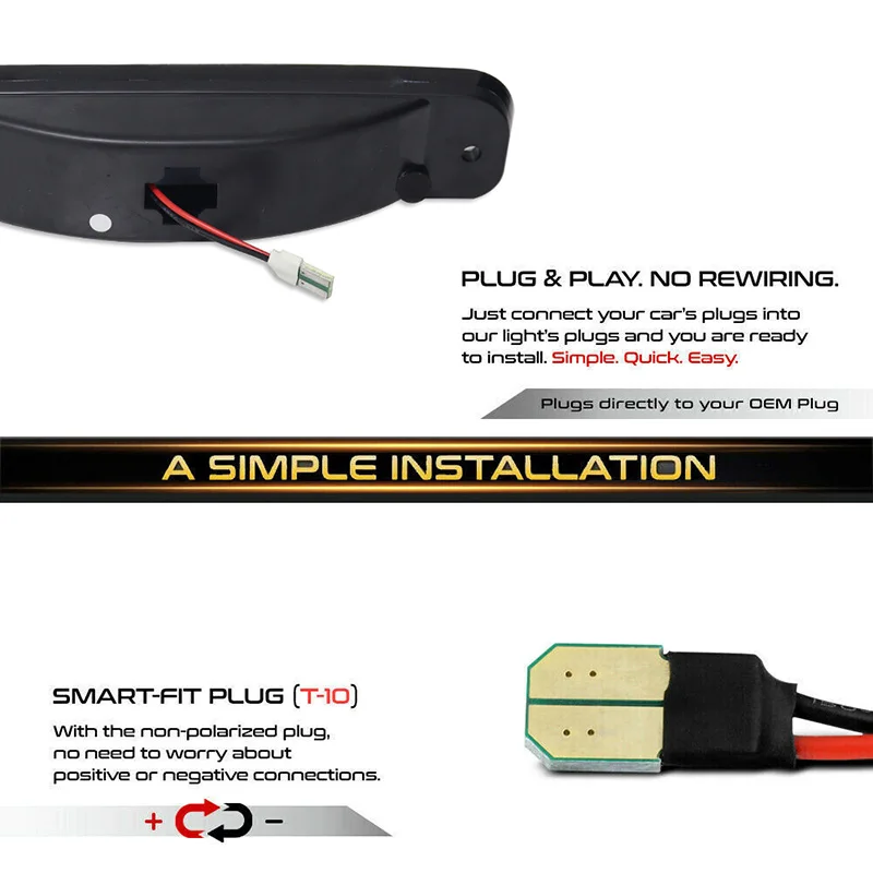 علامة جانبية أمامية وخلفية للسيارة ، أضواء ليد ، شيفروليه بليزر ، بيك أب في الضواحي ، غمك ، جيمني ، بيك أب في الضواحي #3