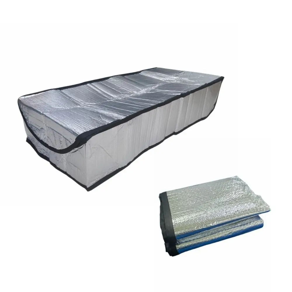 Fireproof Attic Dust Cover Waterproof Foldable Attic Door Insulation Cover Energy Saving Aluminum Foil Seal Insulation Sleeve