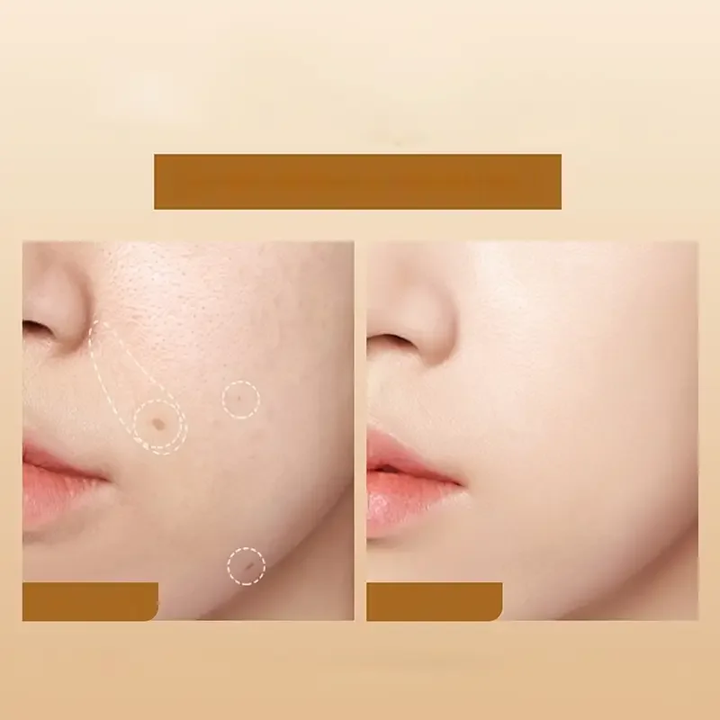 ビューティー メイクアップ ライト ファンデーション クリーム ベース メイクアップは、メイク落としなしでシミを隠し、肌を明るくします BB クリーム ファンデーション