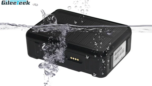 RF-V34 Solar Power GPS Tracker with 9000mAh Long Standby Strong Magnetic GPS Tracker Waterproof Voice Monitoring SOS Alarm