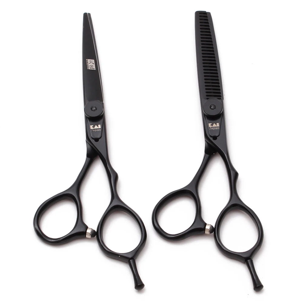 

Hairdressing Scissors Professional 5.5" 6" Stainless Hair Cutting Scissors Barber Shop Thinning Shears Hair Scissors Set H9015