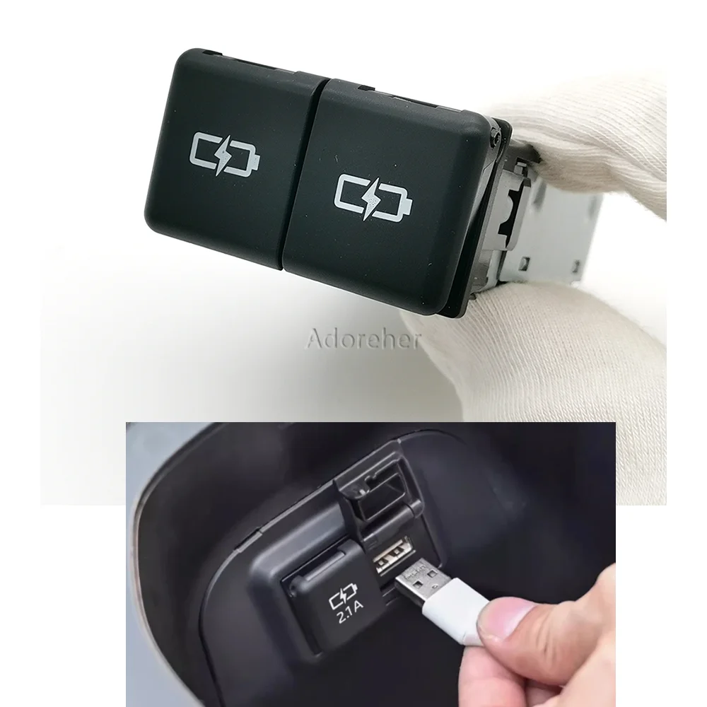 

Для Camry Avalon Highlander Levin RAV4 аксессуары автомобильное зарядное устройство розетка двойной USB Type-C PD розетка для зарядки телефона адаптер питания