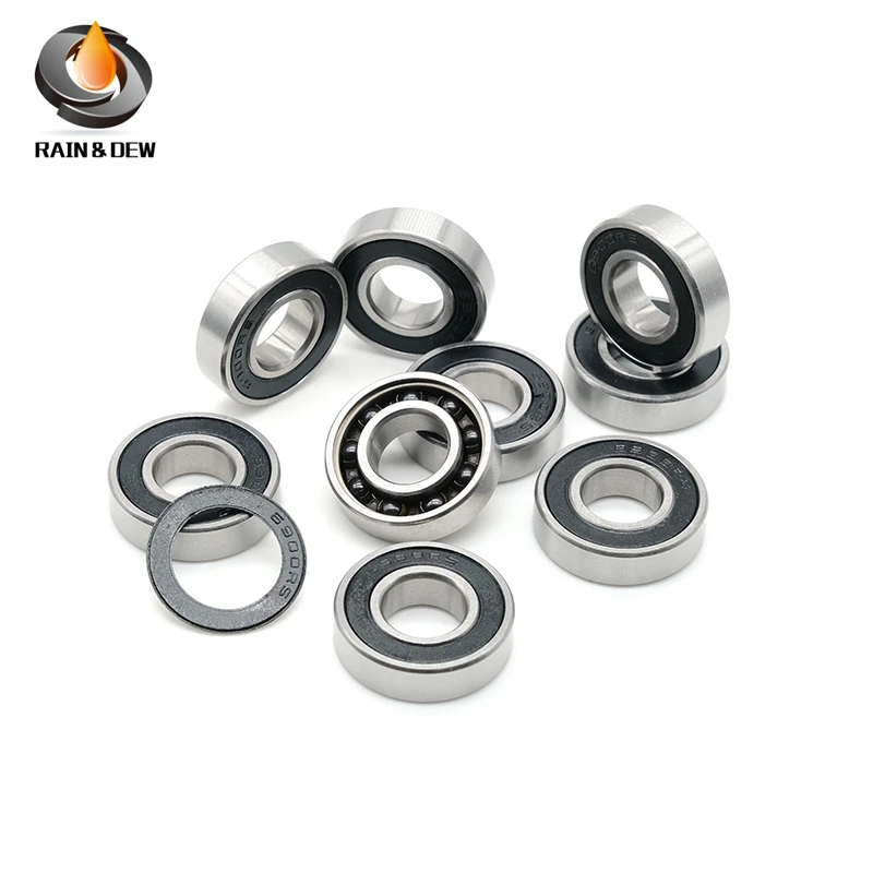 1PC 6902RS CB Hybrid Ceramic Bearing 15x28x7 mm ABEC-7 Bicycle Bottom Brackets & Spares 6902RS CB Si3N4 Ball Bearings