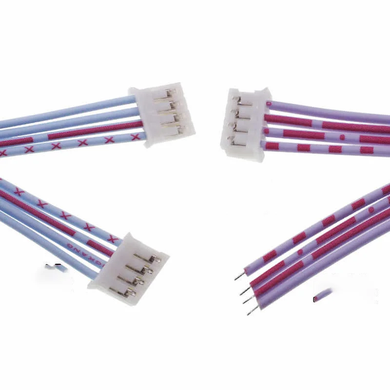 2.0 Red and White Patch Cord, Single Head, 10CM, 2P/3P/4P/5P/6P/7P/8P