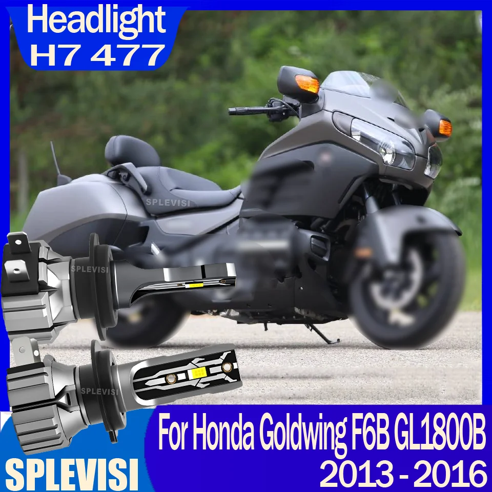 

H7 motorcycle Headlight Waterproof & Dustproof All-Weather Performance LED For Honda Goldwing F6B GL1800B 2013 2014 2015 2016