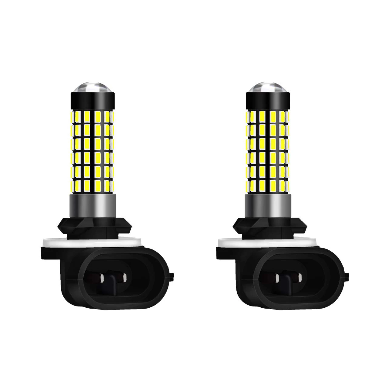 881 Led Light Bulb 900 Lumens H27 3014 78SMD Lens LED Bulbs for DRL Fog Lights,6000K Xenon White(Pack of 2)