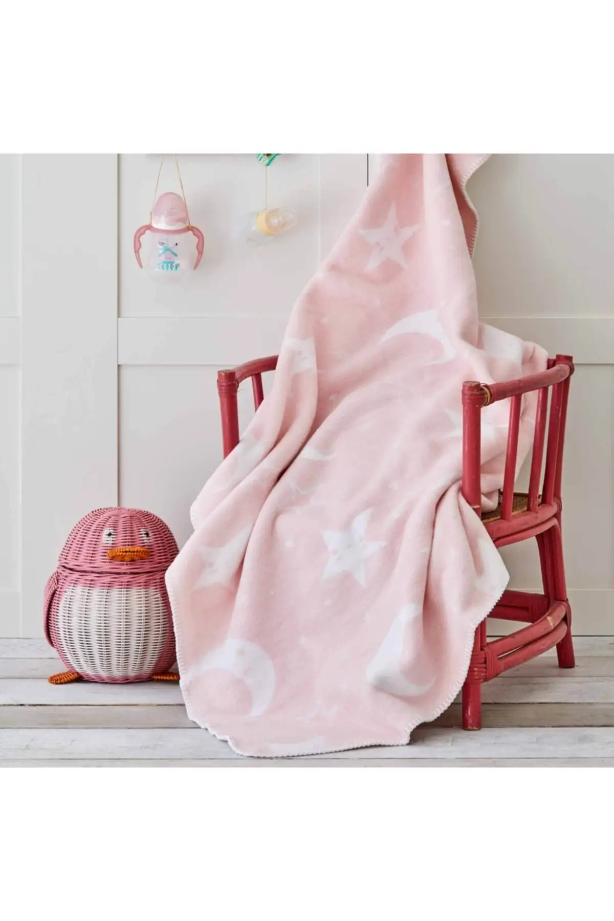 Cobertor do bebê do bebê do algodão moony cobertor do bebê da menina