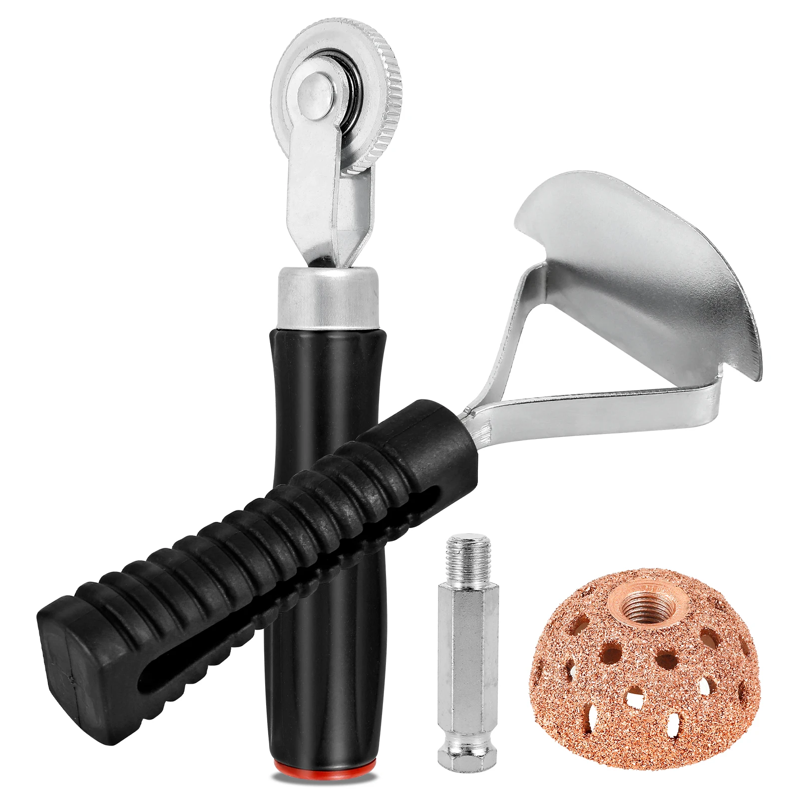 Tire Repair Patch Tools Kit Tungsten Steel Buffing Wheel Premium High Speed Tyre Grinding Wear-Resistant Tire Patch Roller Tool