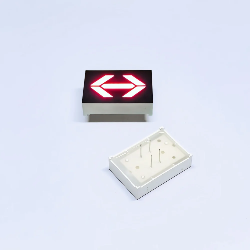 10PCS 32X22mm Arrow Indicator Light 1-inch Red Double Arrow LED Display KYX-2232AS/KYX2232BS
