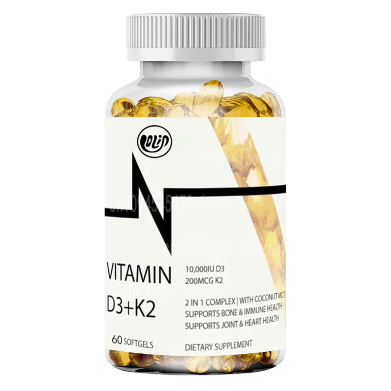 Vitamin D Containing Coconut MCT Oil for Health - Easy To Swallow | Soy and Gluten Free -60 Servings