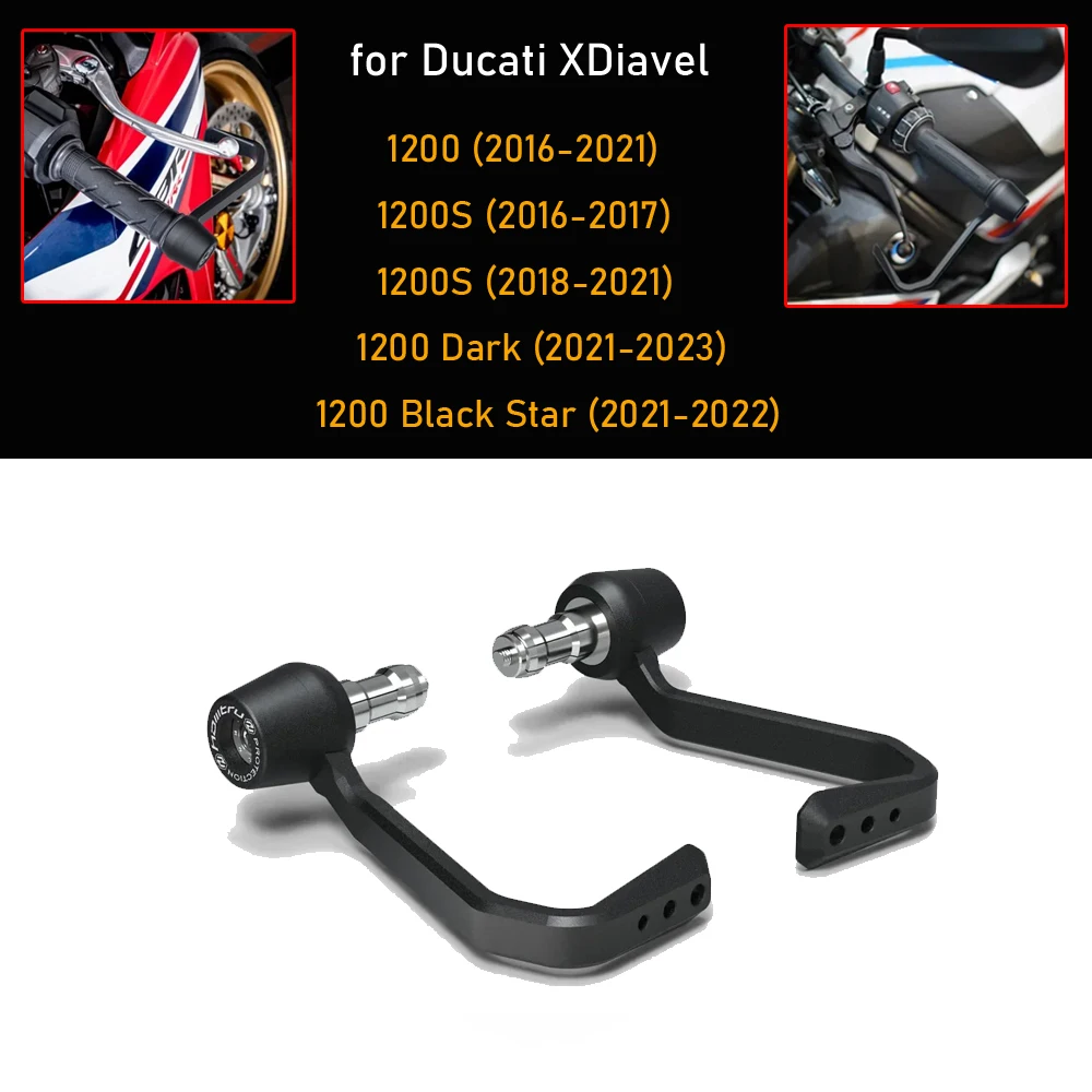 

Motorcycle Bar Ends Brake Clutch Lever Protection for Ducati XDiavel 1200 1200S 2016-2022